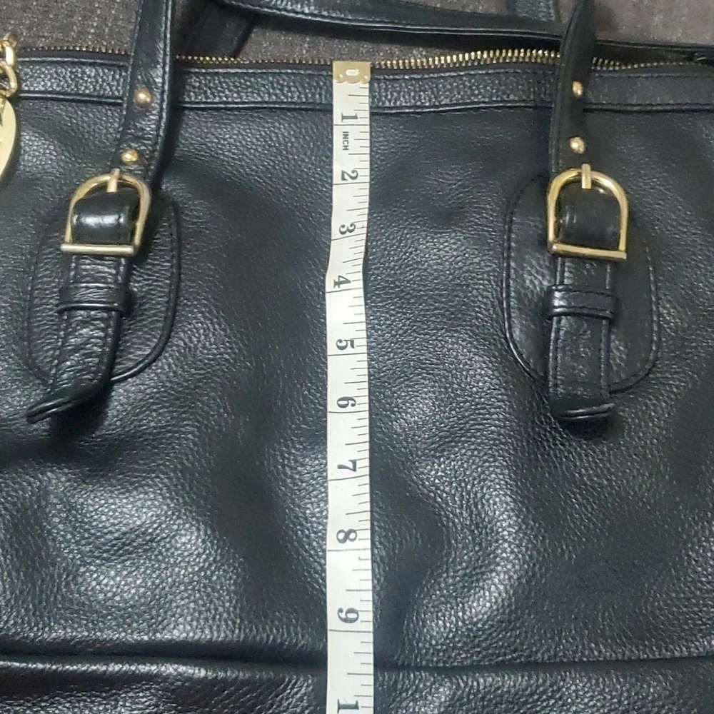 Authentic Black Genuine Leather Onna Ehrlich Bag